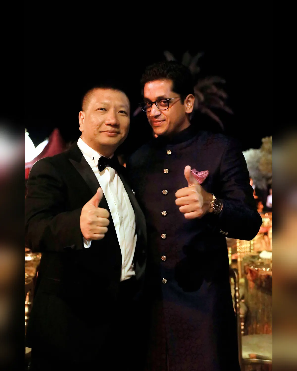 With the Executive Director of Tribeca Group.