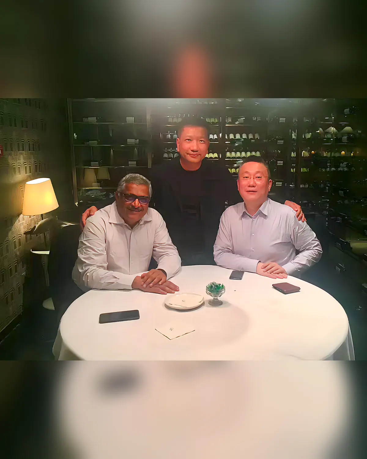 Dinner with Freeman Shen and Nandu in Shanghai.