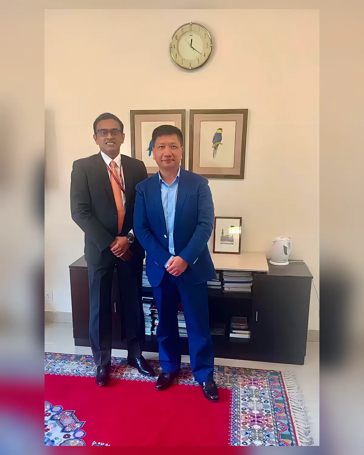 Meeting with Nagraj Naidu, the Deputy UN Representative of India.