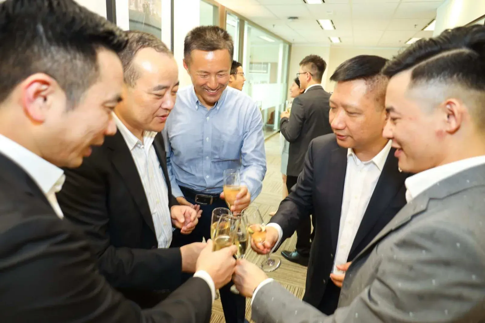 Team and guests at the Leaders Capital launch in Hong Kong.