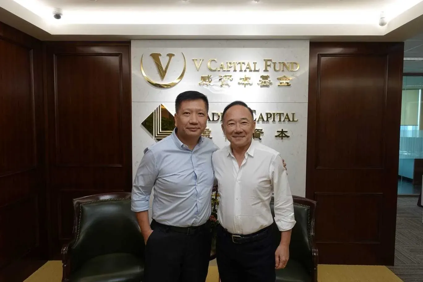With Mr. Patrick Lee.