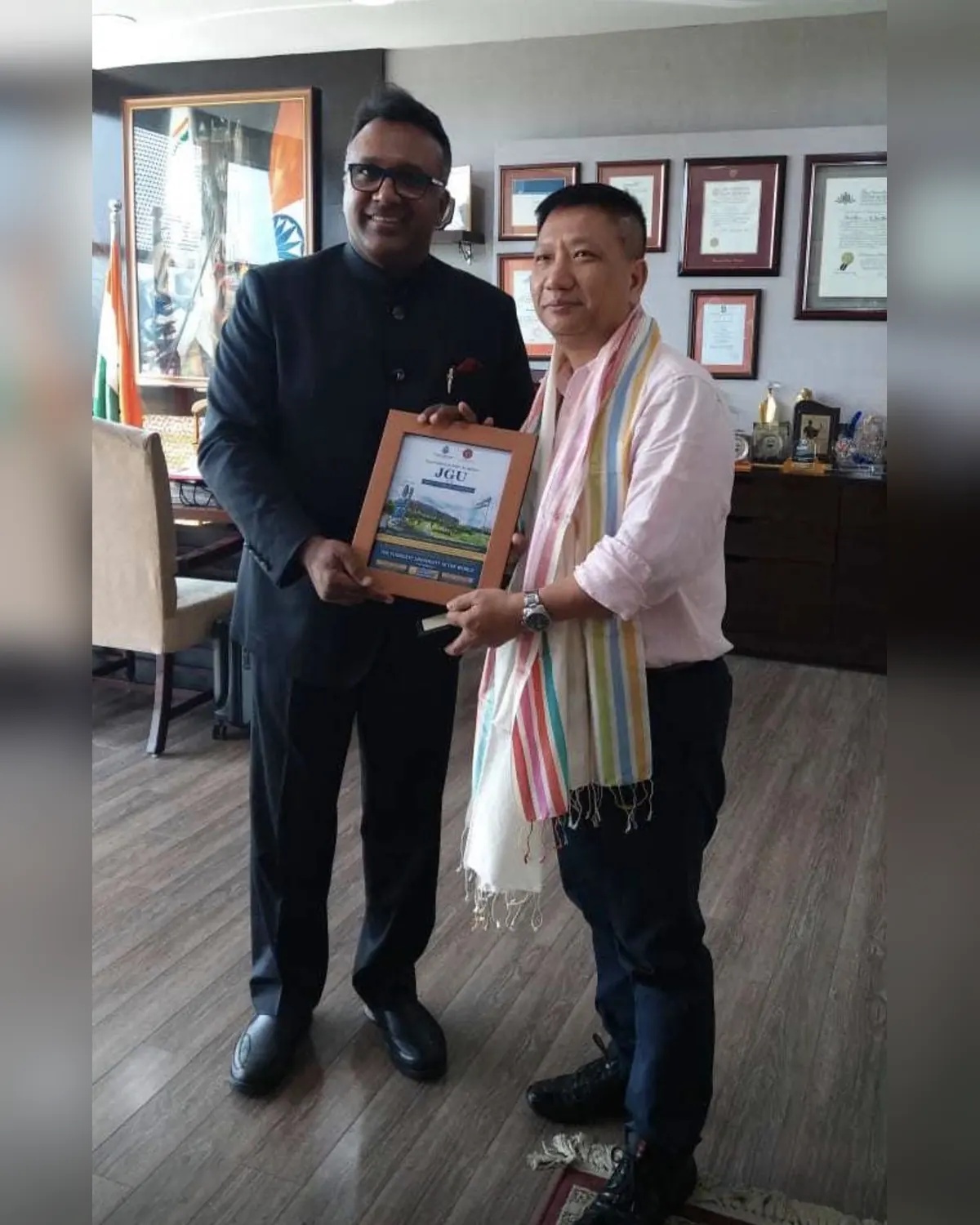 Meet with Dr. C. Raj Kumar, the Head of Jindal Global University in India.