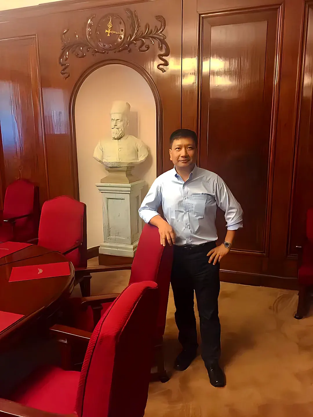 Inside the boardroom at Tata &amp; Sons Limited.