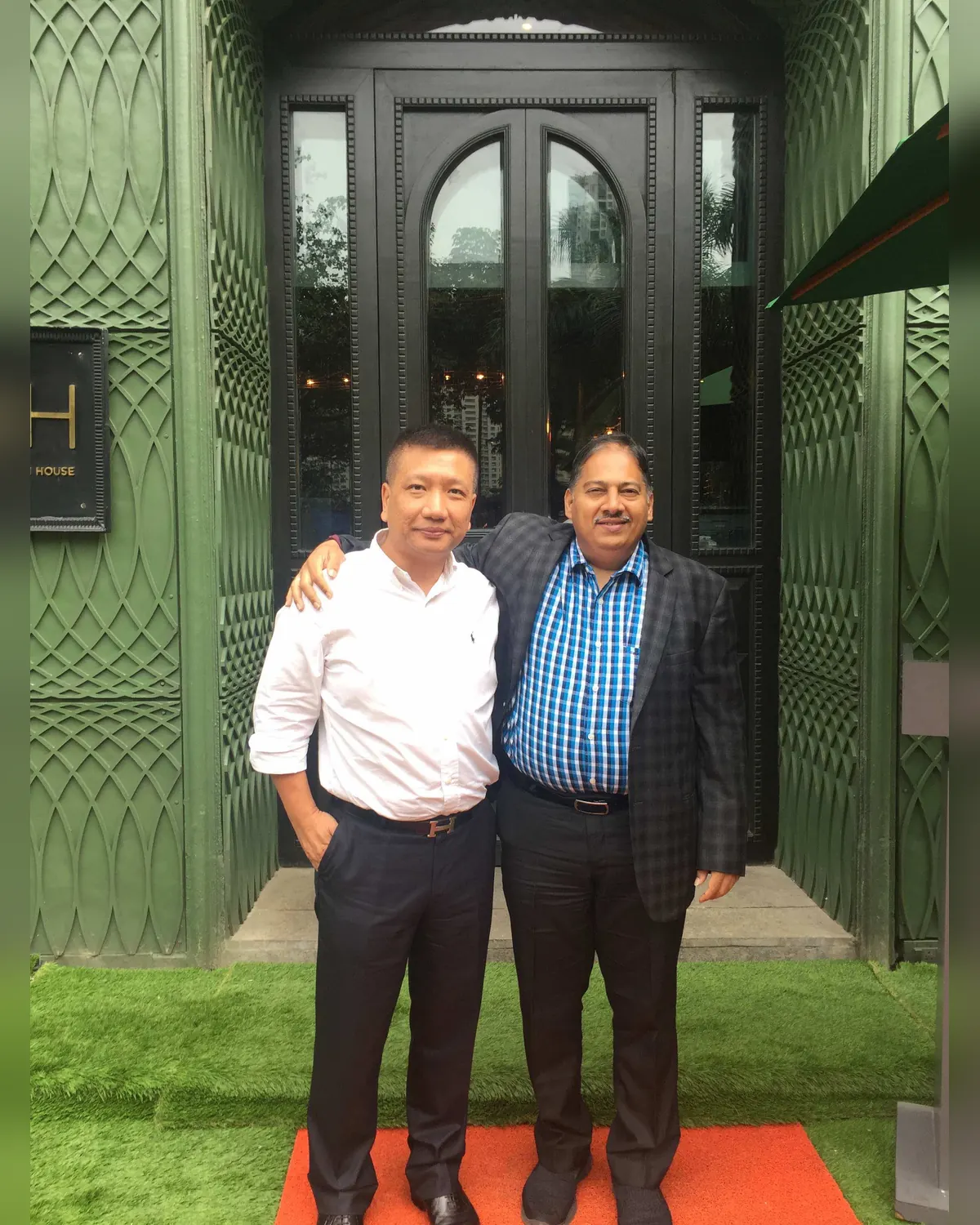 With the CFO of Times Group, Mr. N. Subramanian, in India.