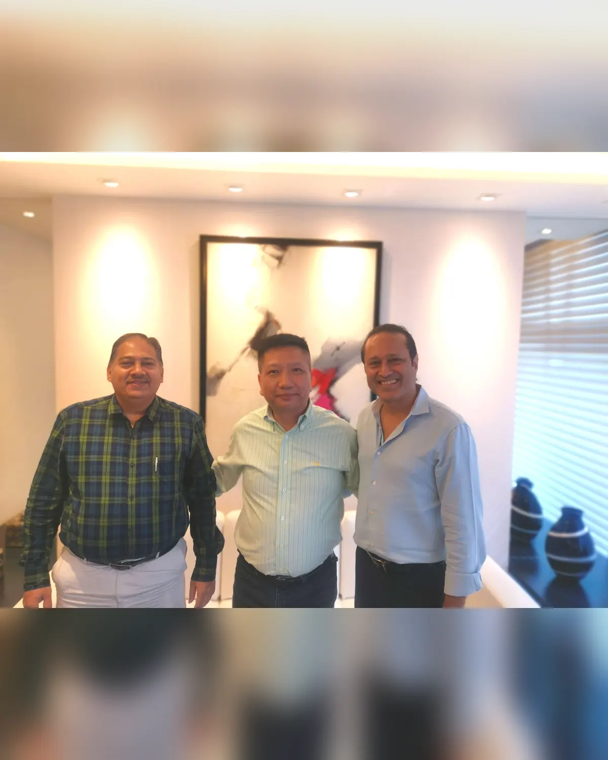 Meet with Vineet Jain, the owner, and N. Subramanian, the CFO of Times Group of India, in India.